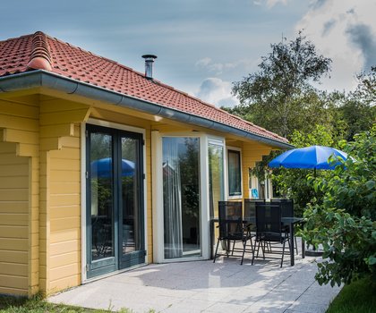 Villabungalow openhaard